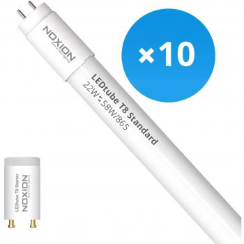 Lot de 10 Noxion Tubes LED T8 Avant (EM/Direct 230V)