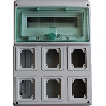 Quadro elettrico IP65 12 moduli 6 prese incasso 10366