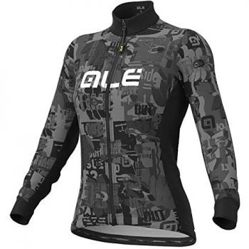 Women's Ale Break Black Long-Sleeve Jersey, XS