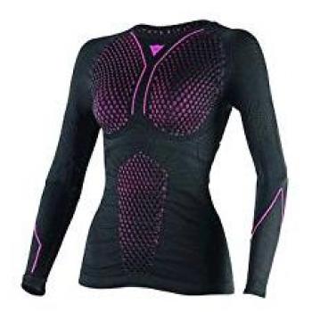 Ropa Deportiva Dainese Thermo Tee LS Lady – Negro y Fucsía, L