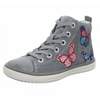 Lurchi Mädchen Splashy Stiefel, Grau, Größe 32