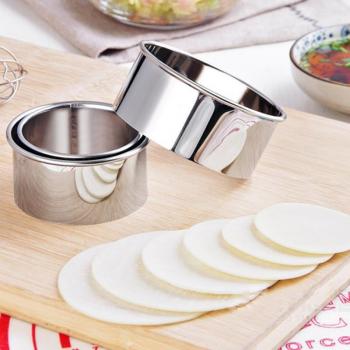 Moules ronds en acier inoxydable pour pâtisserie