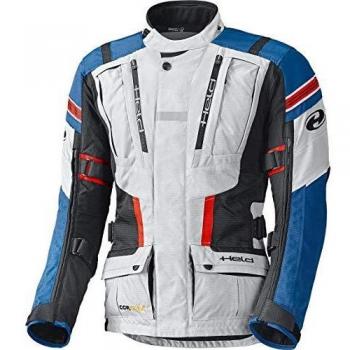 Veste de moto Held Hakuna II Adventure gris/bleu XXL