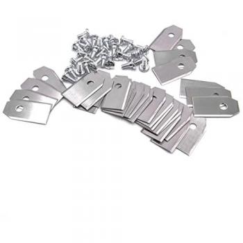 Vhbw 30-Pack Steel Blades for Worx M800i, L1500, L2000