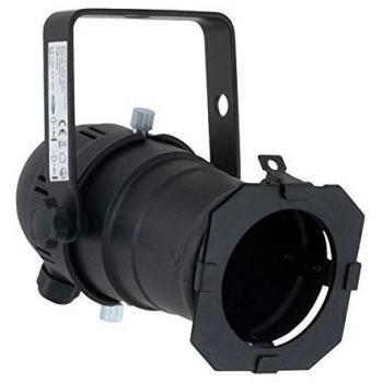 EUROLITE Disco Licht PAR 20 Schwarz Lang + Filterframe – PAR-Scheinwerfer