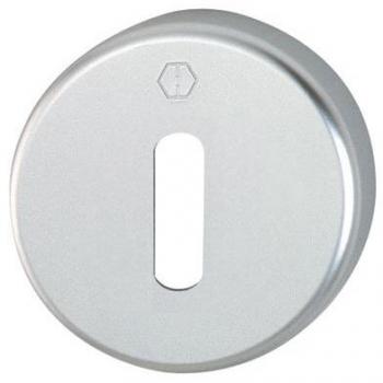 Rosace ronde argent – Clé L – Hoppe 42K/42KS