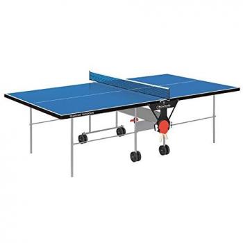 Tavolo da Ping Pong Outdoor con Rotelle per Esterno Garlando C-113E Blu