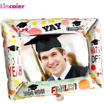 Cap and Gown Photo Booth Balloon Frame