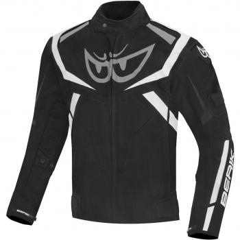 Tessuto Moto Berik The Eye Giacca Impermeabile Nero/White 54