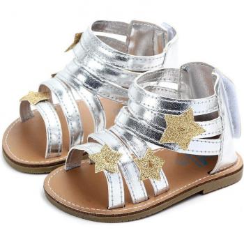 Sandalias de Princesa con Tacón Liso 0‑18 Meses