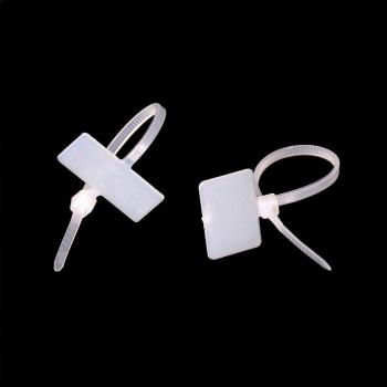 Organizador de Cables RJ45/RJ12 con Etiquetas de Nylon, 100 Unidades