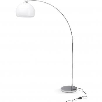 Lampada da Tavolo Brilliant Lampada Vessa 1.7m cromo/bianco