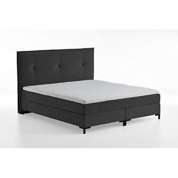 ATLANTIC home collection Boxspringbett Romy in Anthrazit