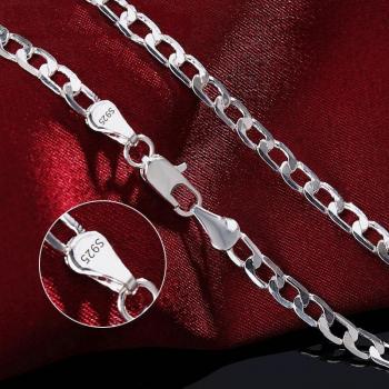 Heren en Dames s925 Sterling Zilveren Ketting 40-75cm