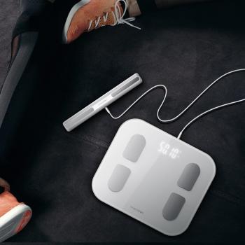 Phicomm Smart Scale S7: WLAN‑fähige Personenwaage (2.4 GHz, Weiß)