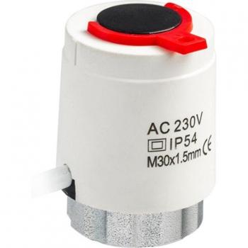 JHD calefacción eléctrica 230V, actuador térmico y válvula NC para suelo radiante