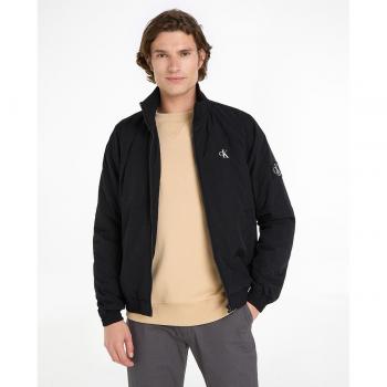 Calvin Klein Jeans Men's Black Turtleneck Zip-Up Jacket Size M