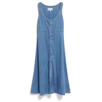 ARMEDANGELS Midikleid TAAHLEE hellblau – L