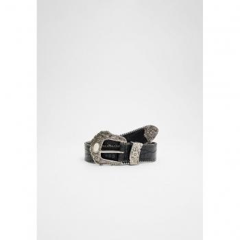 Cowboy Belt Stradivarius 90 Nero