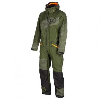 Klim Ripsa Camo 2023 Snowmobil Kombi Grün Orange XL