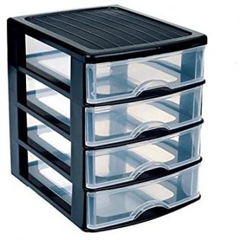 Almacén Vertical Guadiana 4 Cajones – Modelo y Color Aleatorio (23x17,5x21 cm)