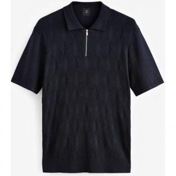 Next Gestricktes Polo mit Zipper