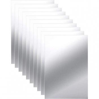 Décoration Murale 10 Miroirs – Stickers Miroir Auto-adhésif