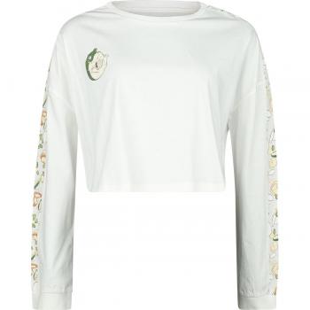 Beiges Langarmshirt für Damen mit Froschmotiv von RED by EMP