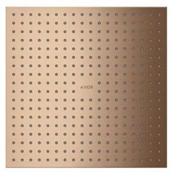 Ducha Superior Axor 300/300 1Jet de Hansgrohe con Acabado Brushed Red Gold