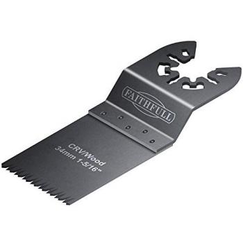 Faithfull Wood Oscillating Multi Tool Flush Cut Blade 34mm Pack of 1