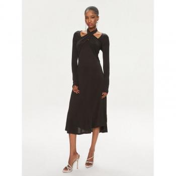 Slim-Fit-Alltagskleid Galathea – Schwarz BBW3873