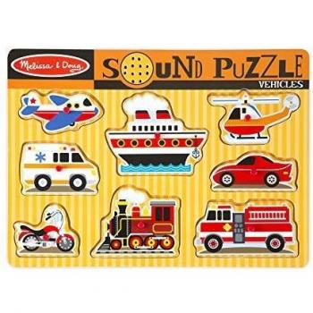 Melissa & Doug Interactive Vehicle Sound Puzzle