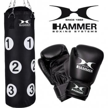 Finnlo Boxsack-Set mit Drehwirbel und Handschuhen