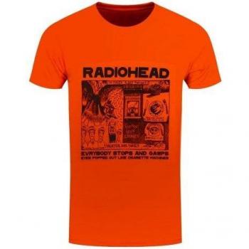 T-shirt Radiohead Gawps pour hommes et femmes orange