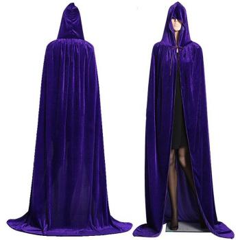 Cape médiévale unisexe pour sorciers et sorcières