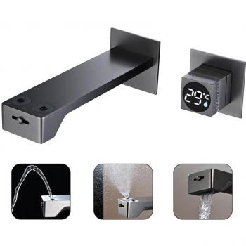 Lavadero Oihpaw Grifo Digital 3 en 1, Pantalla Led