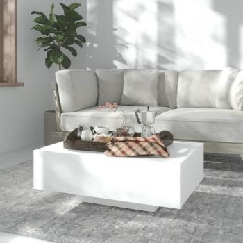 VidaXL White Coffee Table 33.5x21.7x12.2 Engineered Wood