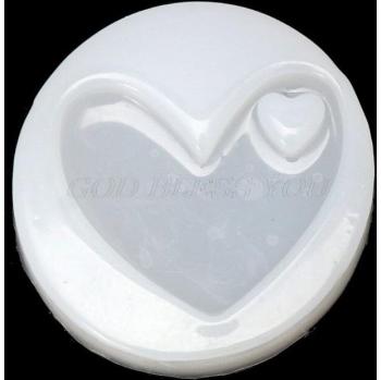 Resin Casting Heart-Shaped Star Pendant Mold