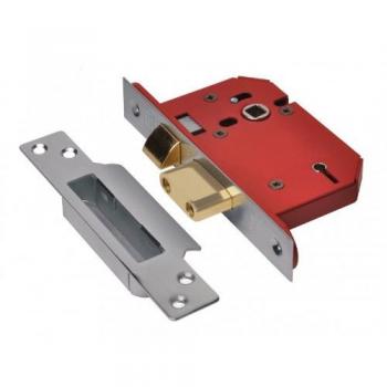 Union Y2205S-SS-3.0 Strongbolt 2205S 5 Lever Mortice Sash Lock Stainless Steel 81 mm 3‑inch Visi