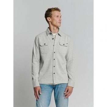 Overshirt NO EXCESS „No Excess Sweat“ Herren, Regular Fit, grau (graumeliert)
