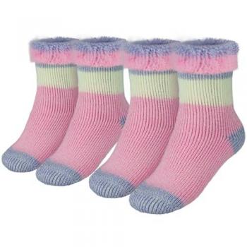 Black Snake Herren‑Fleece‑Kuschelsocken – Mehrfarbig, 4er Pack
