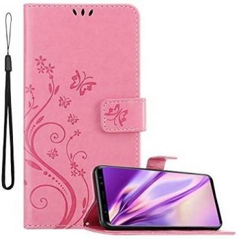 Cadorabo Cover Magnetica Rosa per Samsung Galaxy S9+