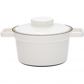Truehomeware Emaille Aromapot 20cm/1,75l Pure White