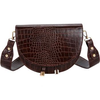 Women's Alligator Print Over the Shoulder Bag