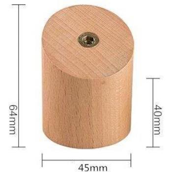 Wooden Wall Mount Coat Hooks
