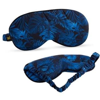 Navy Shade Cloud Padded Satin Eye Mask – Women’s Edition