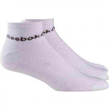 Pack de 3 Calcetines Tobilleros Reebok Act Core, Blanco, Talla 43/46