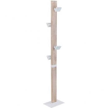Lampada Terra Legno 4 Punti Fiamma