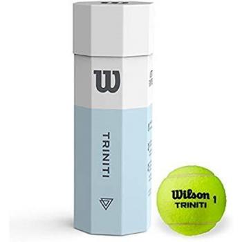 Wilson Triniti Tennis Balls, Set of 4 Balls, 100% Recyclable Case, Wrt125200
