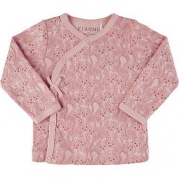 Blusa FIXONI Maniche Lunghe Rosa Smoke